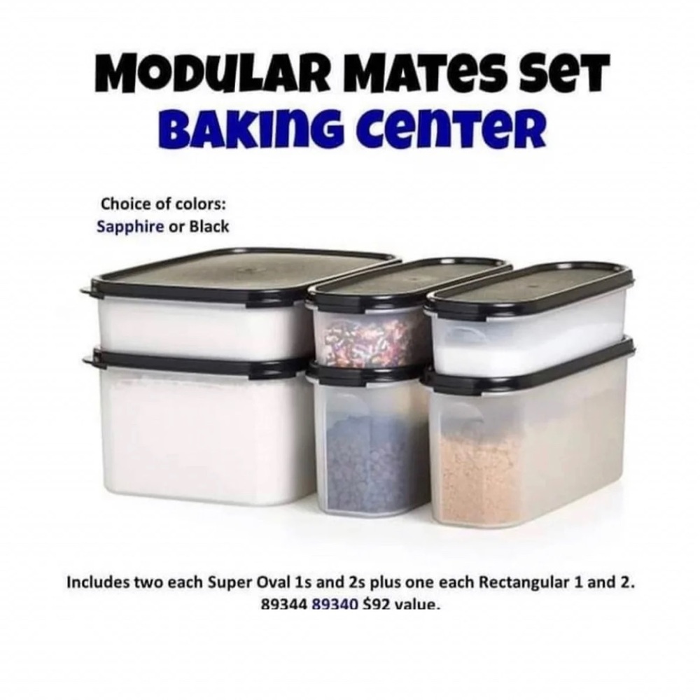 New !!! Tupperware modular mates baking set